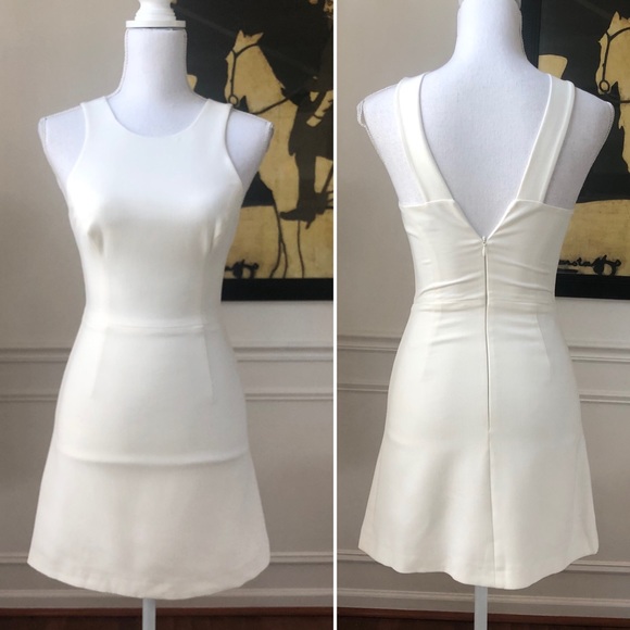 French Connection Dresses & Skirts - French Connection Dress White Ivory Fit & Flare 0